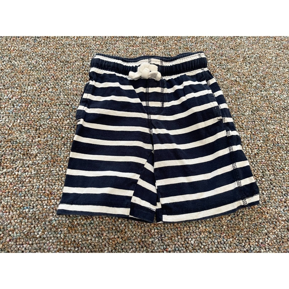 Gymboree Boys Blue & White Striped Shorts Size XS 4